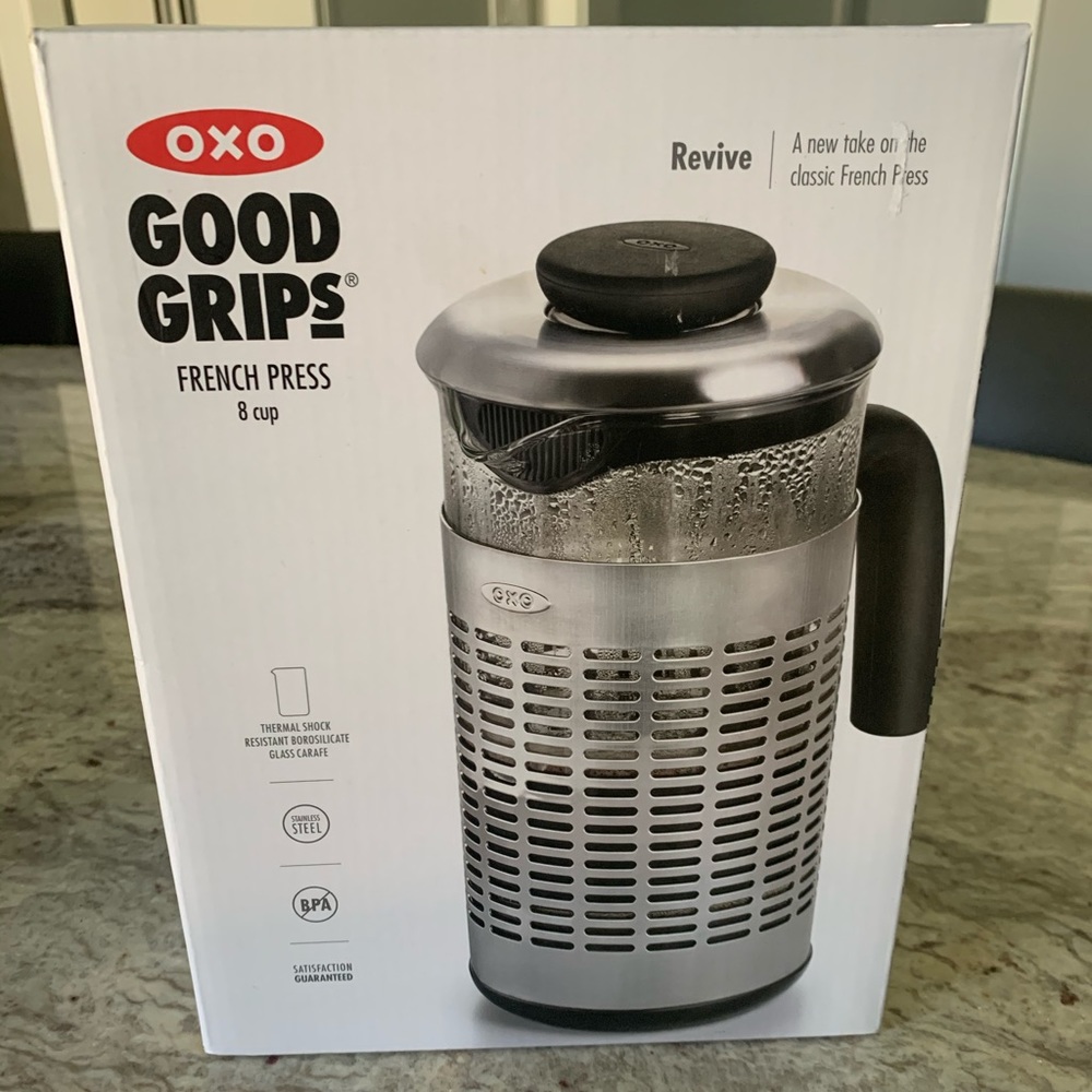 OXO French press machine